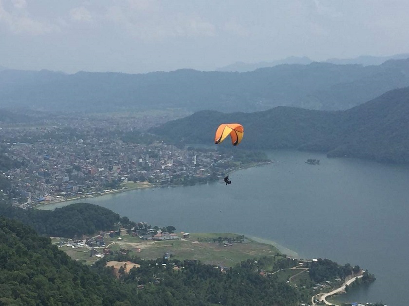 पोखरामा विमानस्थल बन्यो, अब प्याराग्लाइडिङको चिन्ता