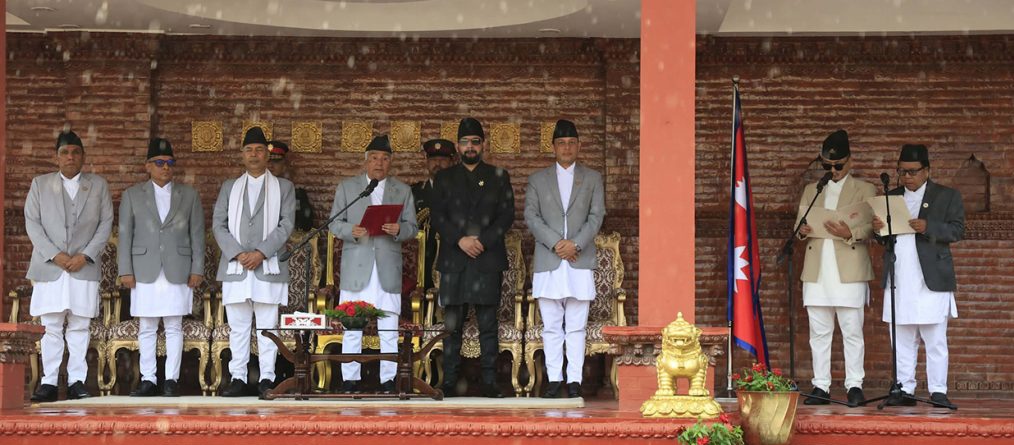 सुधन र महावीरले लिए शपथ