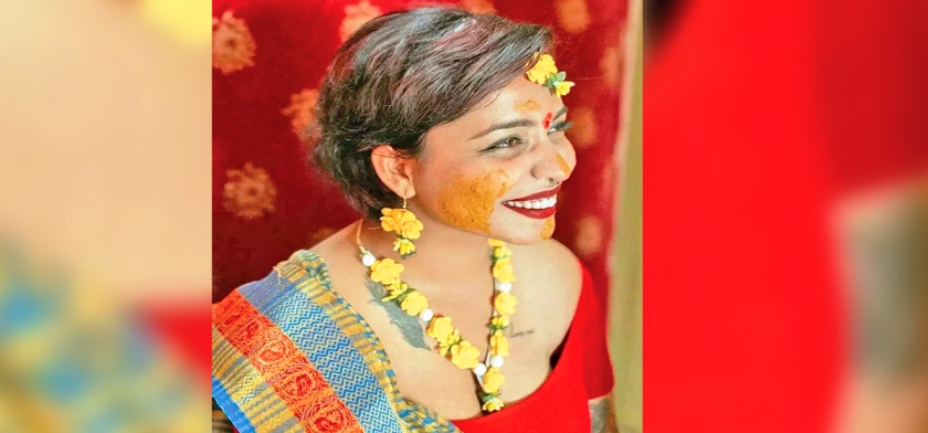 २४ वर्षियाा क्षमा बिन्दुले गरिन् आफैंसँग विवाह