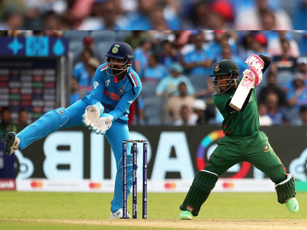 विश्वकप क्रिकेट : बङ्गलादेशले भारतलाई दियो २ सय ५७ रनको लक्ष्य