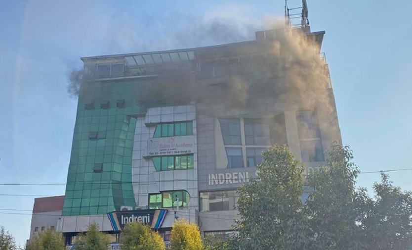 बानेश्‍वरको इन्द्रेणी कम्प्लेक्समा आगलागी