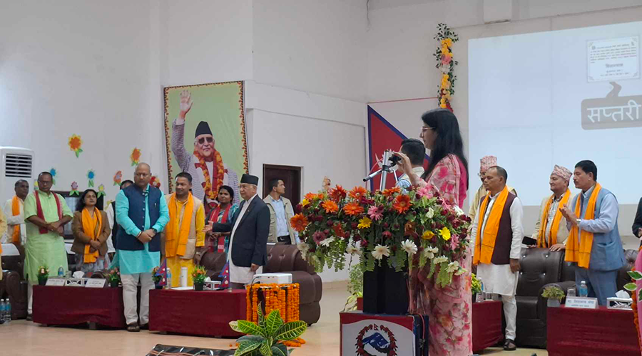 प्रधानमन्त्री ओलीद्वारा एकै पटक मधेस प्रदेशका ६४ सडक योजनाको शिलान्यास