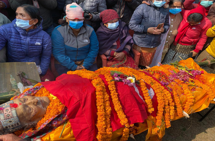 अस्ताए काजीबा, प्रचण्डले दिए श्रद्धाञ्जली