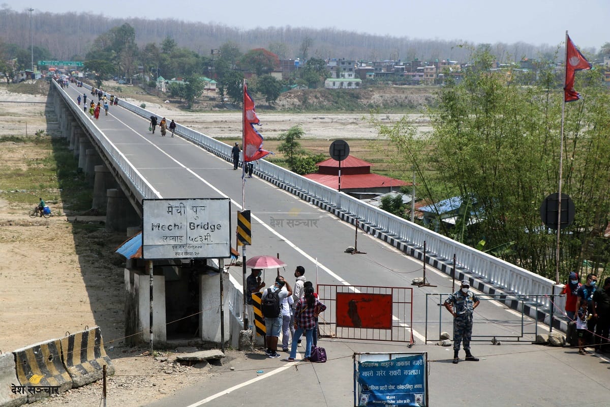 भारतको दार्जीलिङसँग जोडिएका नेपालका नाका सिल