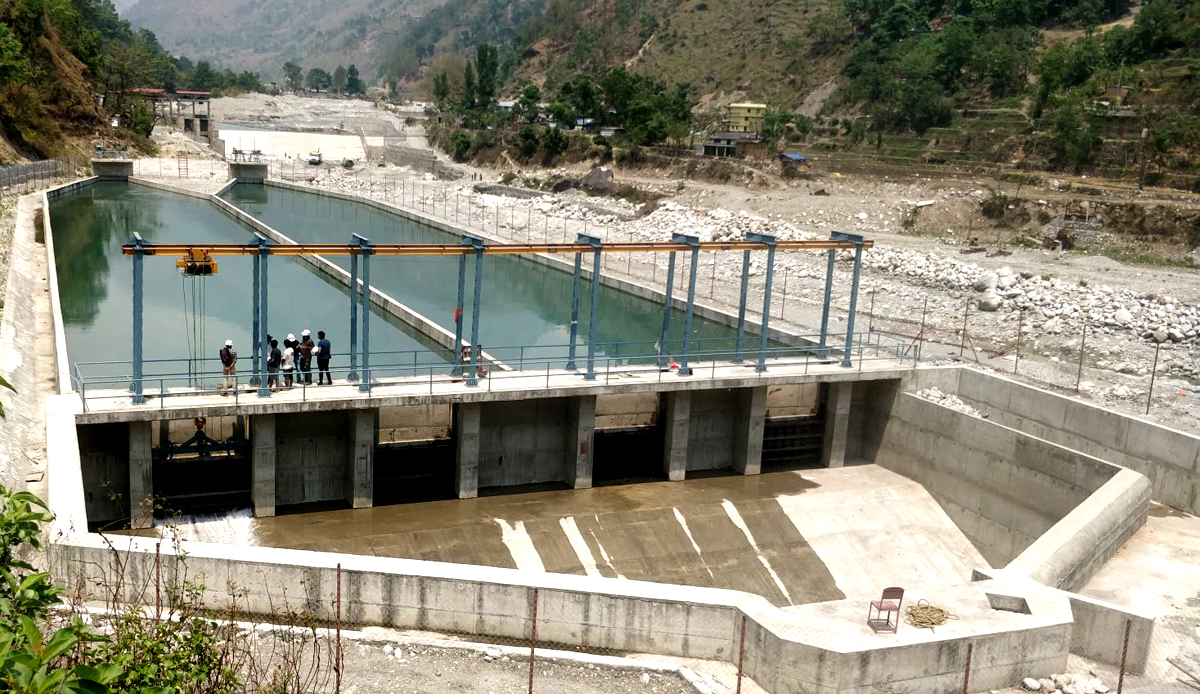 माथिल्लो ठूलोखोला जलविद्युत् आयोजना निर्माणको अन्तिम चरणमा