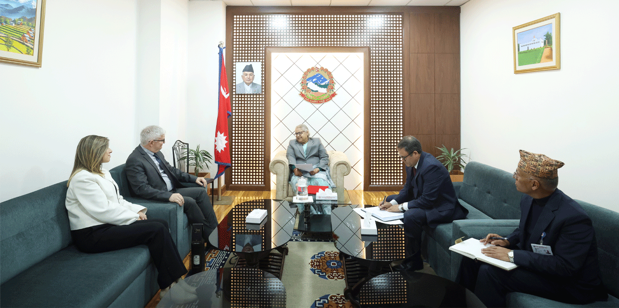 प्रधानमन्त्री कार्कीसमक्ष इजरायली राजदूत एरी बासबीच शिष्टाचार भेट