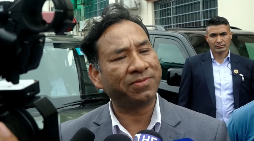 कर्ण थापालाई फरक मत पेस गर्न रोक