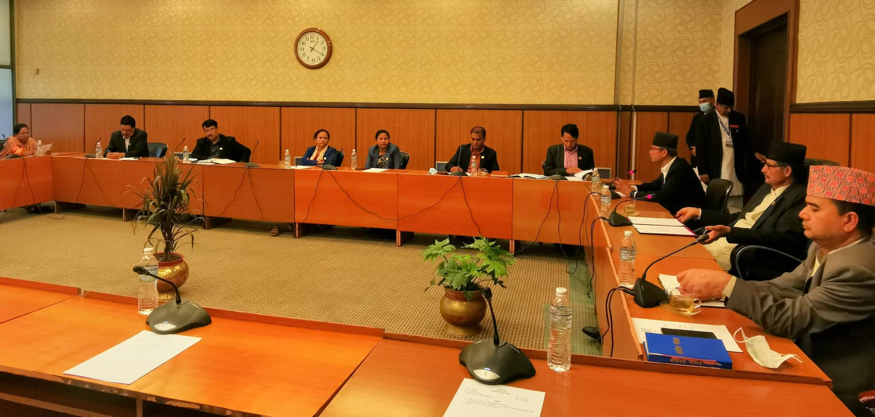 कार्यव्यवस्था परामर्श समितिकाे बैठक जारी