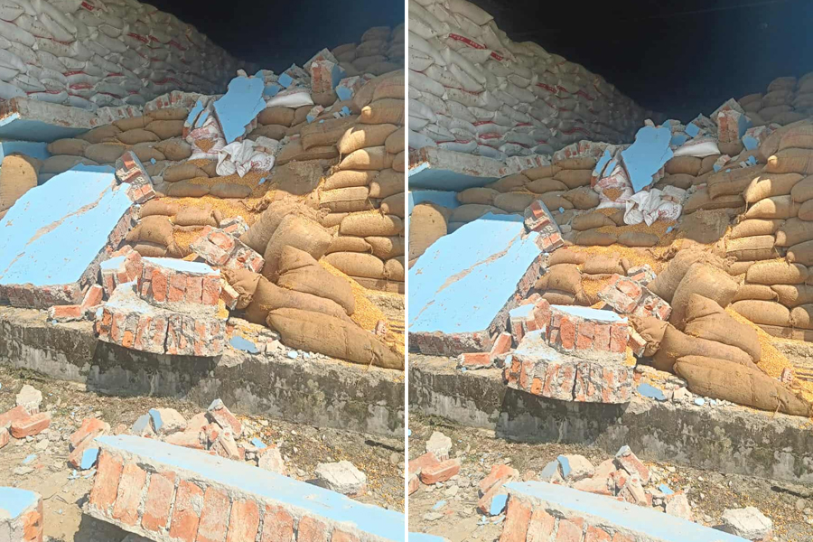 दाना उद्योगको भित्ता भत्किदा तीन मजदुरको मृत्यु, दुई घाइते