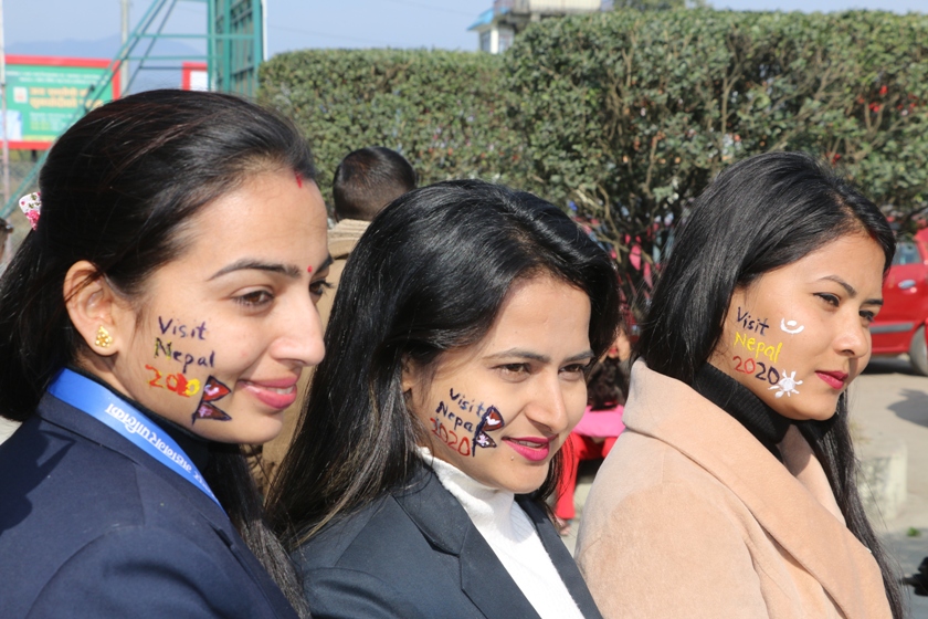 चितवनको भरतपुर विमानस्थलमा भ्रमण वर्षको भव्य स्वागत (हेर्नुहोस् १८ तस्बिरहरु)