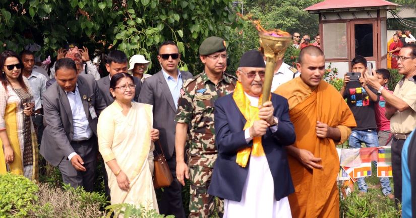 लुम्बिनीको विकास चरणबद्ध  :  प्रधानमन्त्री ओली