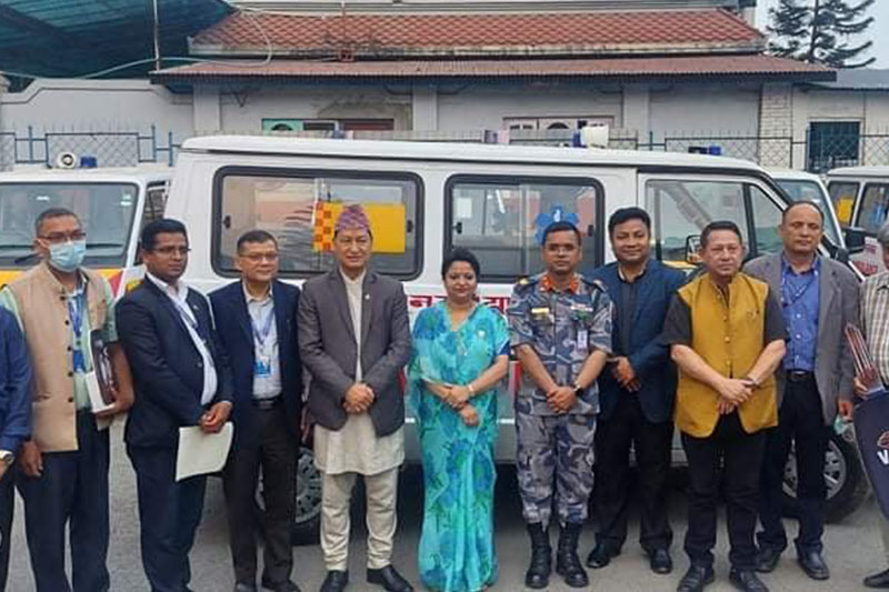 काठमाडौं महानगरले दियो १५ वटा शव वाहन