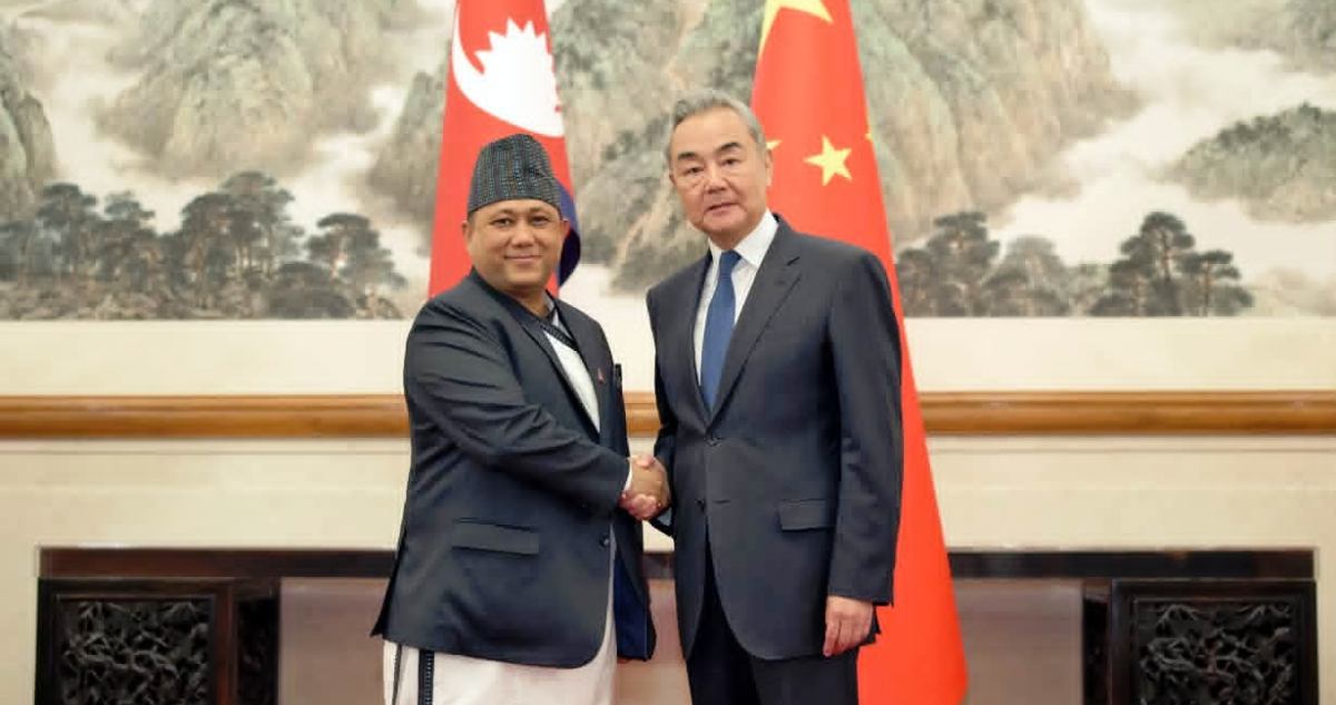 परराष्ट्रमन्त्री खनाल र चिनियाँ समकक्षी वाङबीच वार्ता: नेपाली भूमि चीनविरुद्ध प्रयोग हुन नदिने प्रतिबद्धता
