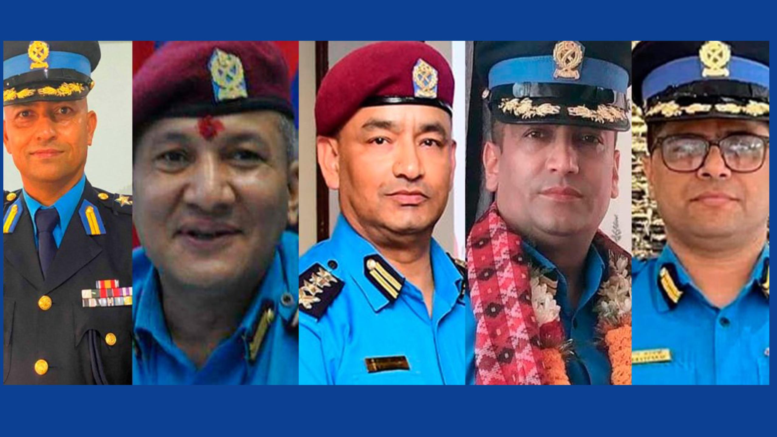 ५ एसएसपी डिआइजीमा बढुवा