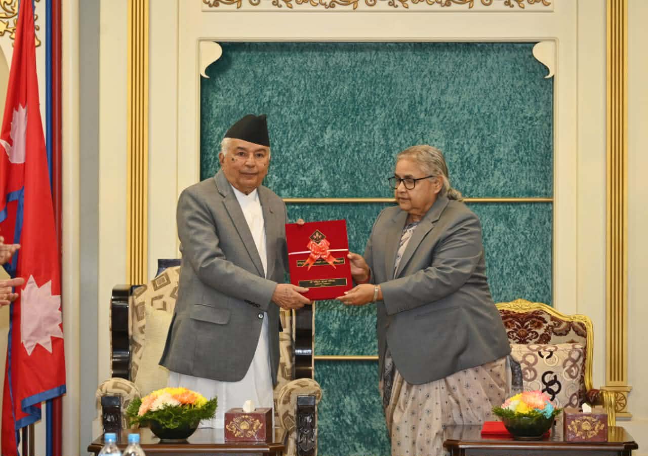 सुरक्षा परिषद्को वार्षिक प्रतिवेदन राष्ट्रपति समक्ष पेस