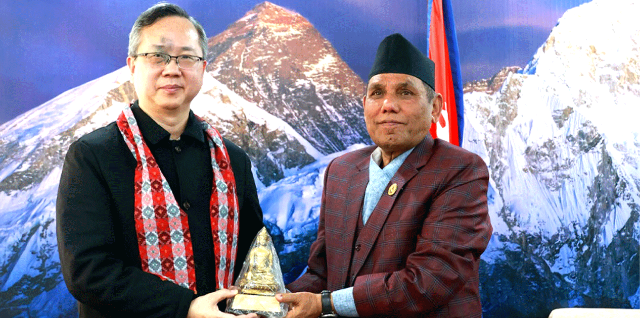 राष्ट्रिय सभा अध्यक्षसँग चिनियाँ राजदूतले गरे बिदाइ भेट