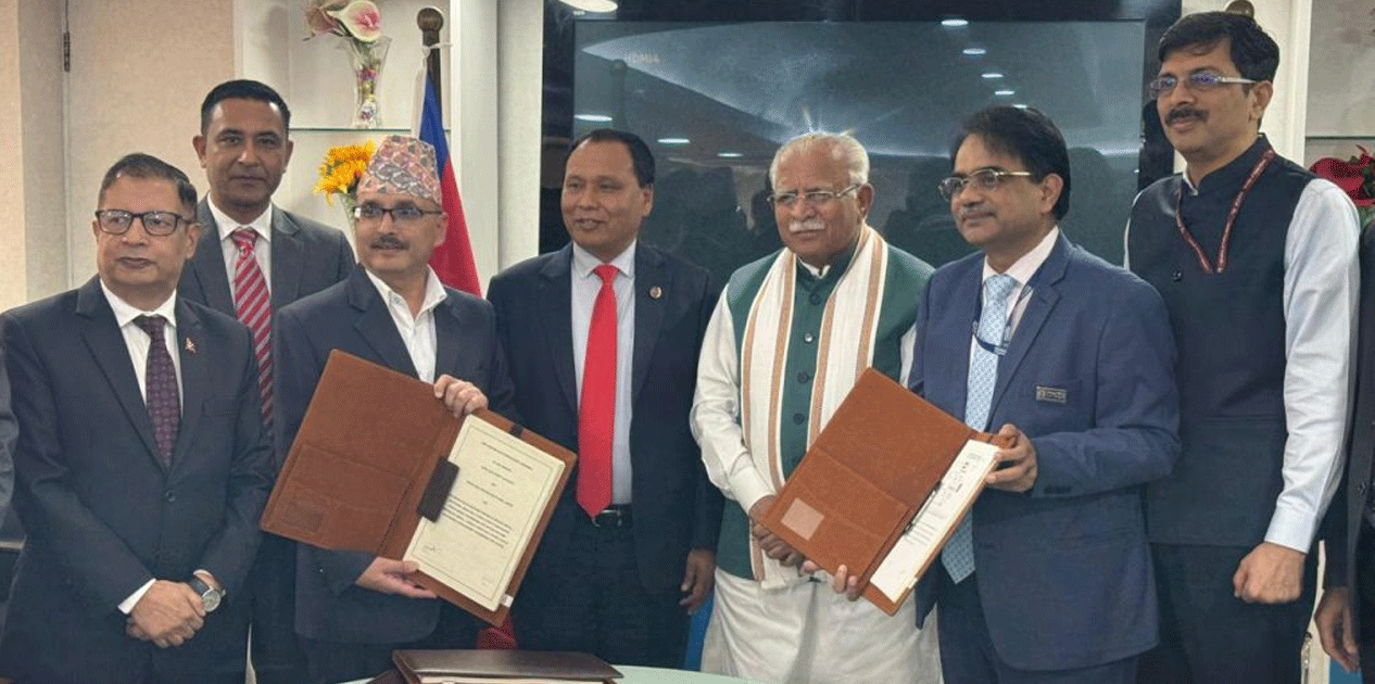 नेपाल-भारतबीच संयुक्त लगानी सम्झौतामा हस्ताक्षर