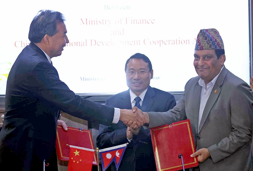 नेपाल र चीनबीच दुई महत्वपूर्ण सम्झौतामा हस्ताक्षर