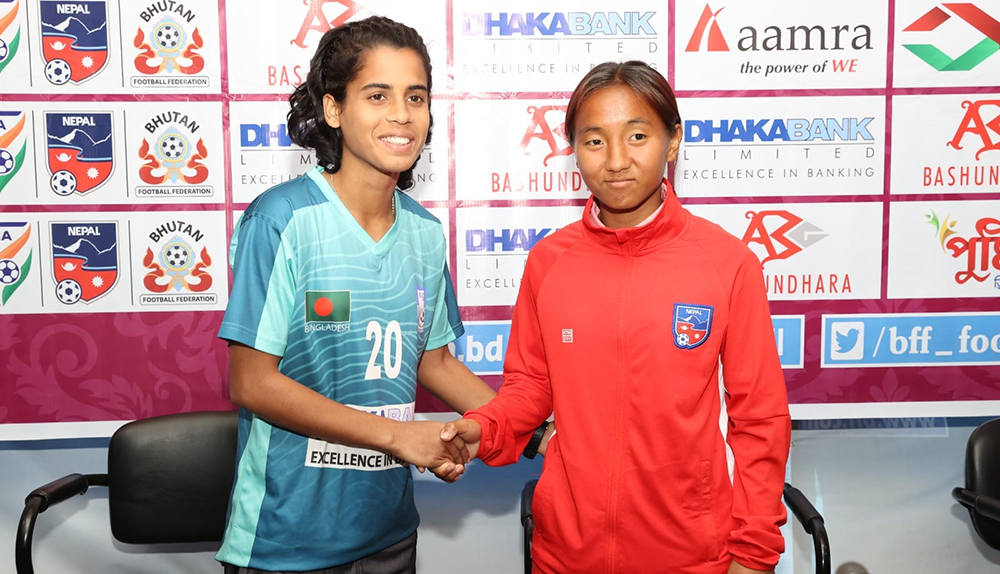 साफ यू-२० महिला फुटबल : नेपाल र बंगलादेश भिड्दै