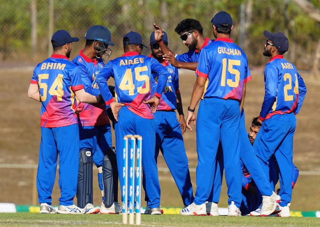 दीपेन्द्रको अर्धशतकमा नेपालले वेस्ट इन्डिजविरुद्ध बनायो १३३ रन