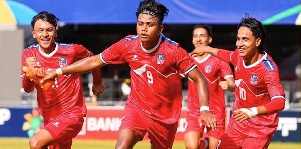 साफ यु-२० फुटबल: नेपाल सेमिफाइनलमा प्रवेश