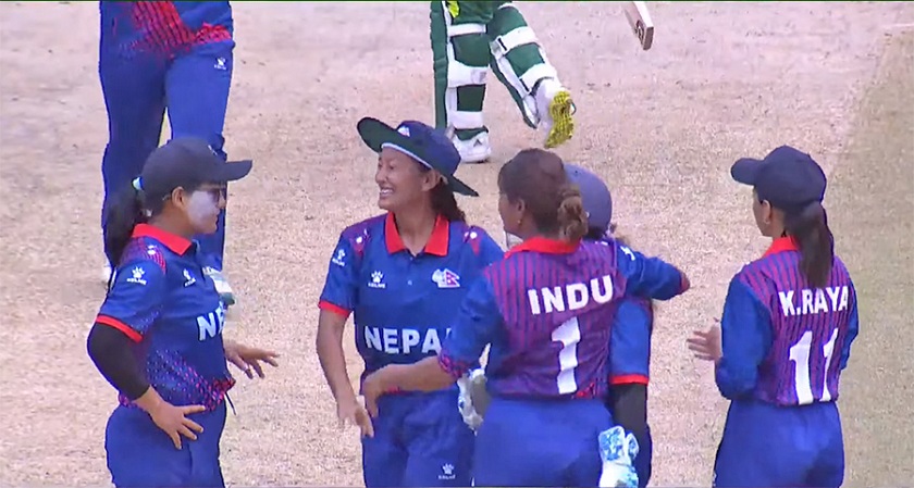 एसीसी महिला टी-२० : नेपाल पाकिस्तानसँग पराजित