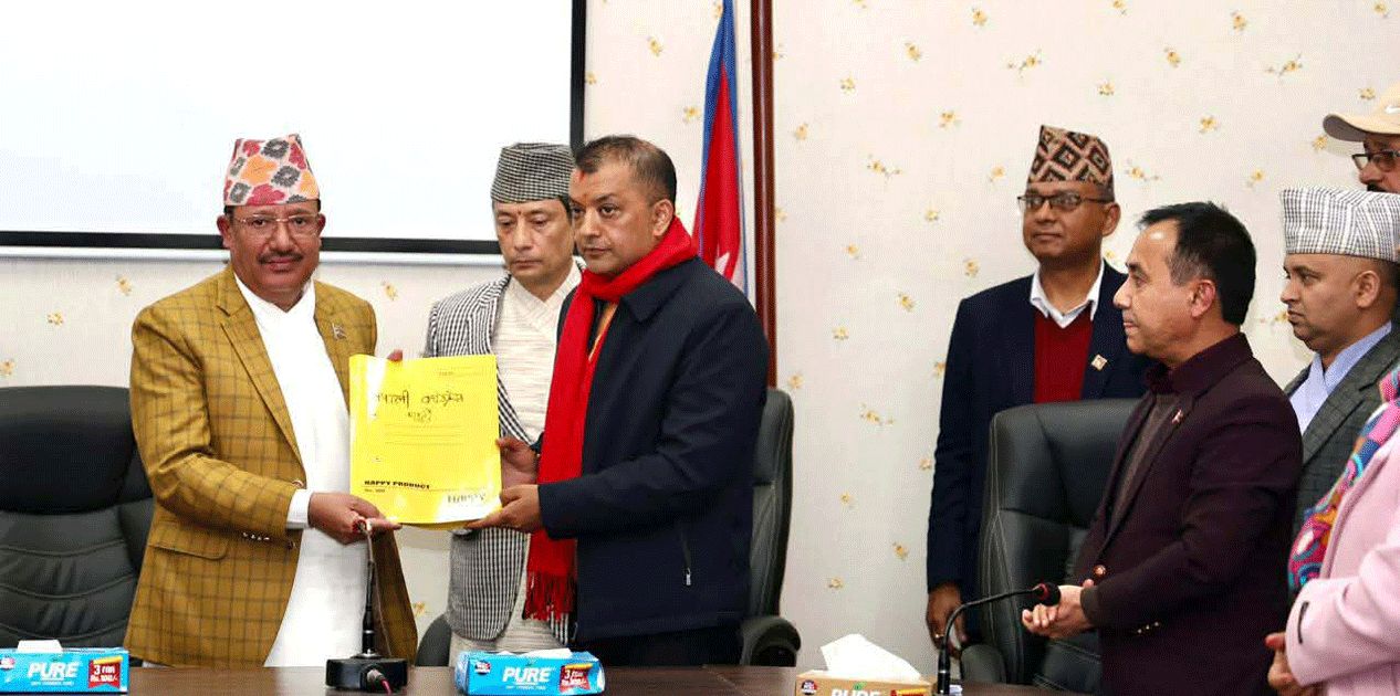 नेतृत्व चयनसहित विशेष महाधिवेशनको दस्ताबेज निर्वाचन आयोगलाई बुझाइयो