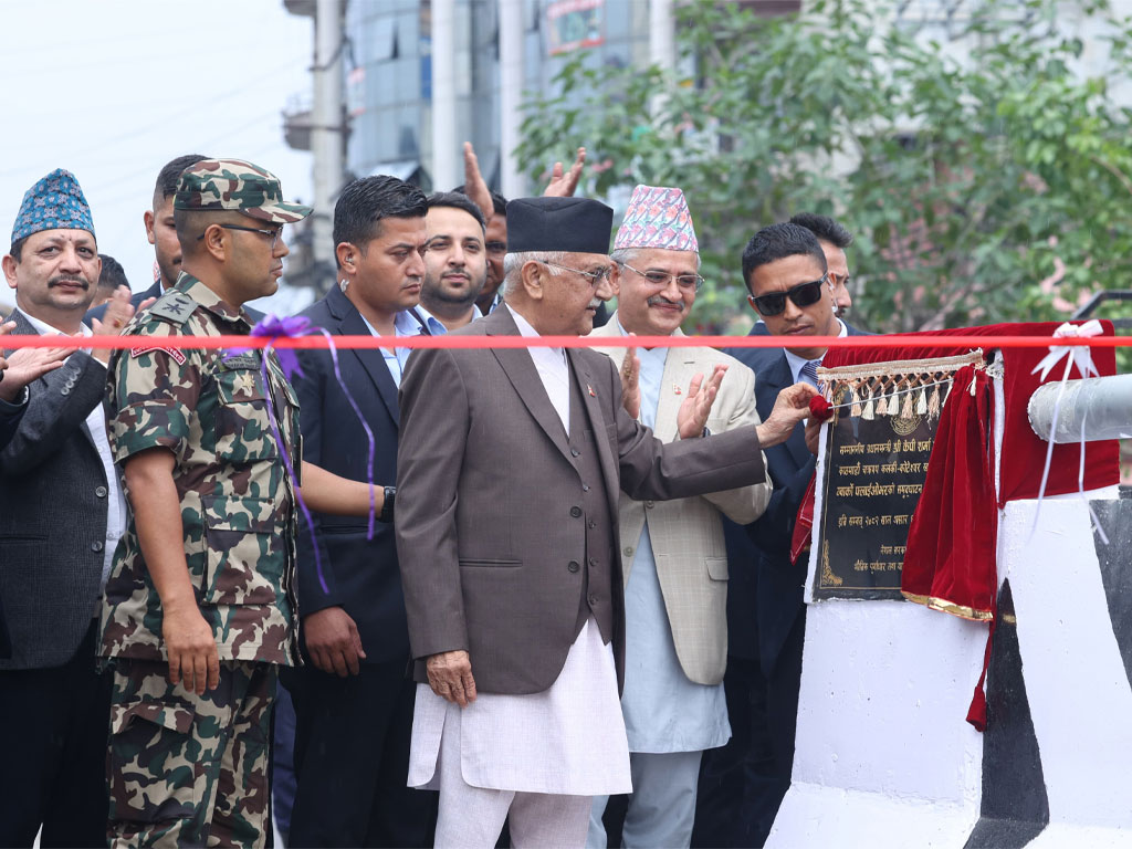 ग्वार्को फ्लाइओभरको उद्घाटन, प्रधानमन्त्रीले भने-‘देशमा बहुआयामिक र चौतर्फी ढंगले विकास गर्दैछौँ’