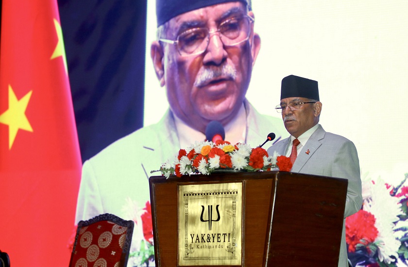 पूर्वाधार विस्तारमा नेपाललाई चिनियाँ लगानीको आवश्यकता छ: प्रधानमन्त्री प्रचण्ड