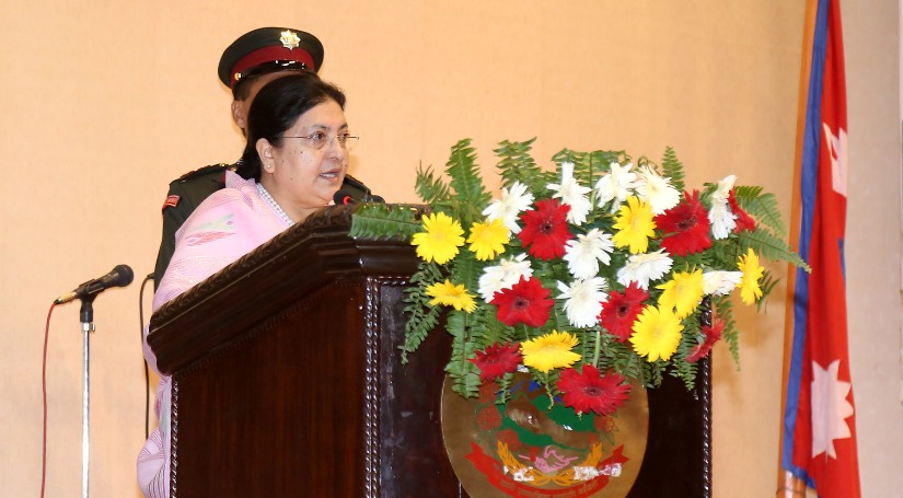 निर्मला हत्यामा सङ्लग्न अपराधीलाई कानूनी दायराभित्र ल्याउन राष्ट्रपति भण्डारीको आग्रह