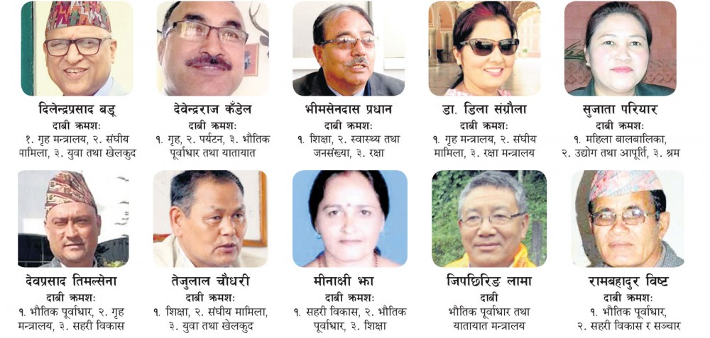 यी हुन् छाया मन्त्रीका दाबेदार, मन्त्री बन्न सांसदको उत्साहजनक सहभागिता देखिएन