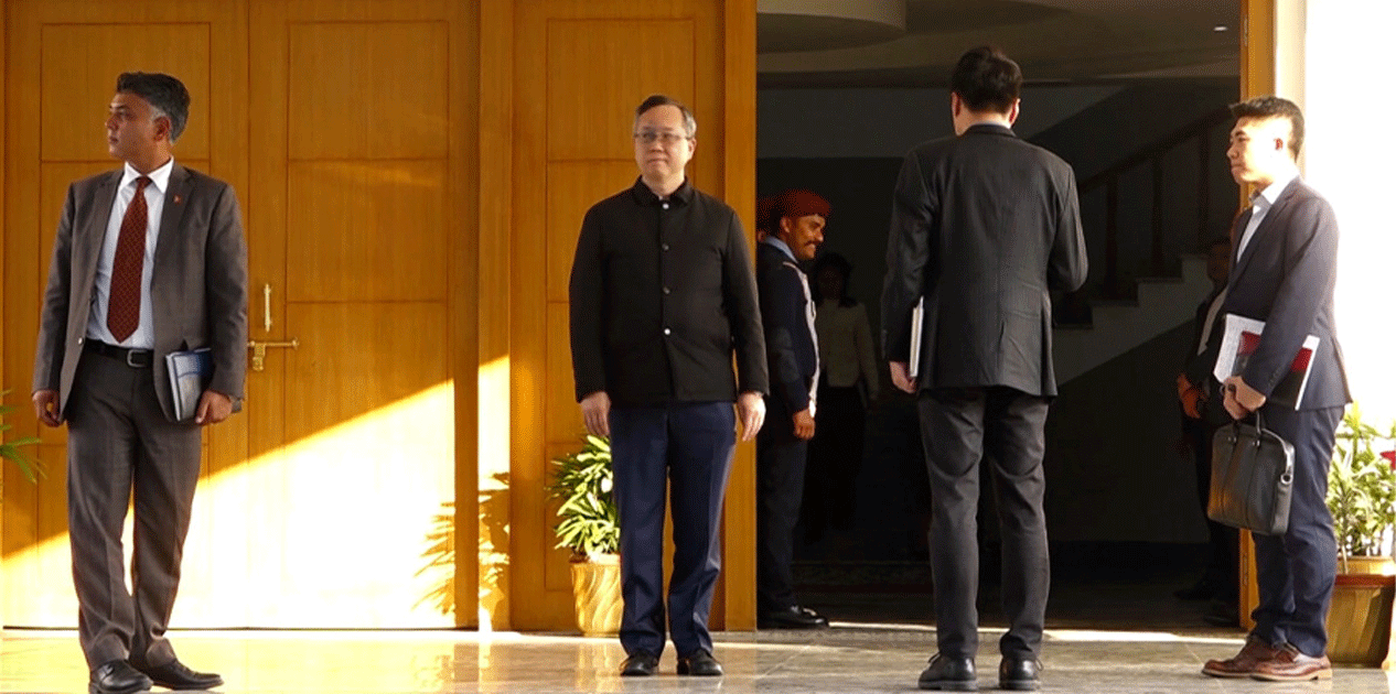 प्रधानमन्त्री कार्कीसँग चिनियाँ राजदूत सोङको भेटवार्ता