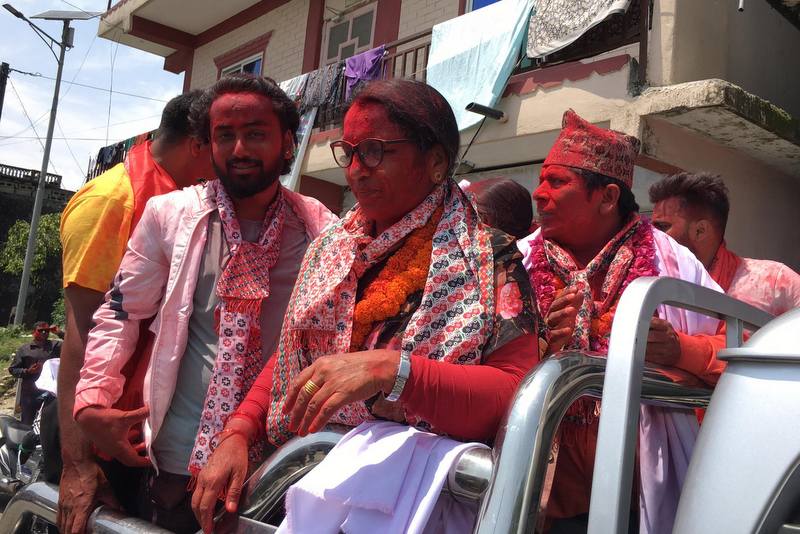 पोखराका मेयर जिसीको वडामा कांग्रेसका उम्मेदवार विजयी