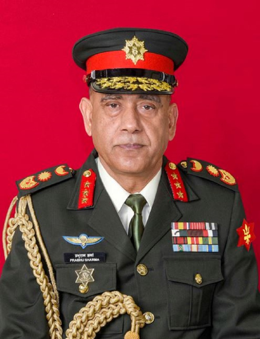 नेपाली सेनाको जिम्मेवारीका विषयमा बेलाबखत दुष्प्रचार भइरहेको छ : प्रधानसेनापति शर्मा