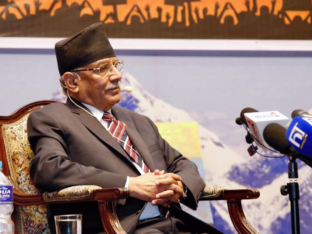नेपाल उज्यालो बनाउने माओवादी, भ्रष्टाचार गर्ने काँग्रेस-एमाले: प्रचण्ड
