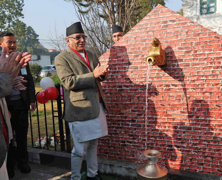 मेलम्चीको पानी काठमाडौँबासीलाई नियमित रूपमा उपलब्ध हुनेछ : प्रधानमन्त्री प्रचण्ड