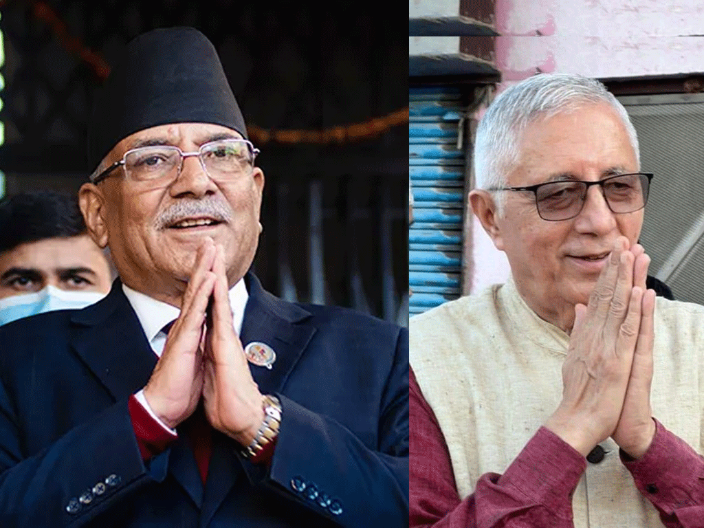 प्रचण्ड र शेखर डा. कोइरालाबीच खुमलटारमा भेटवार्ता