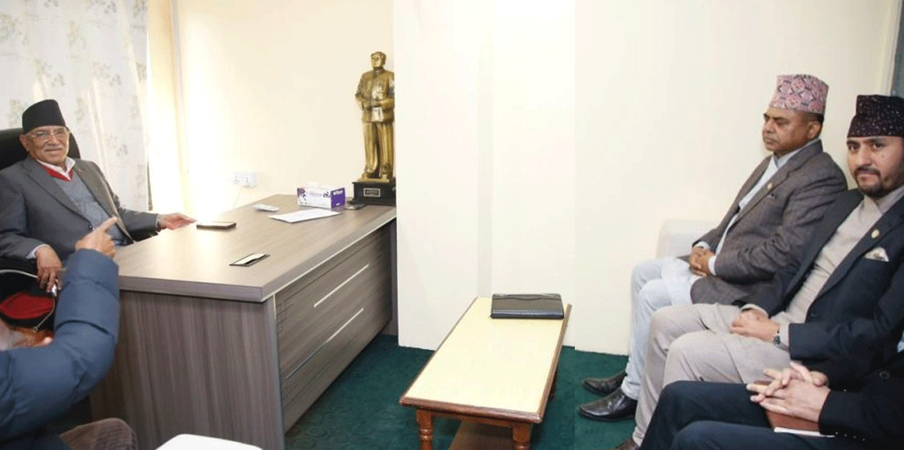 सरकारी टोलीद्वारा नेपाली कम्युनिस्ट पार्टीको कार्यालय अनुगमन