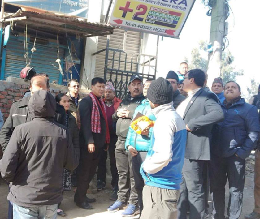 अनुगमनमा निस्किए विद्यासुन्दर, स्थानीयले पोखे आक्रोश