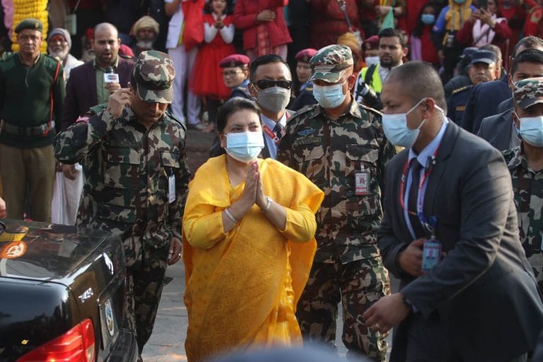 राष्ट्रपति भण्डारीद्वारा पशुपतिनाथ दर्शन