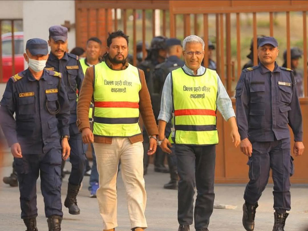 रवीन्द्र र धवलसँग भेट गर्न दोस्रो पटक हिरासत पुगे लिङ्देन