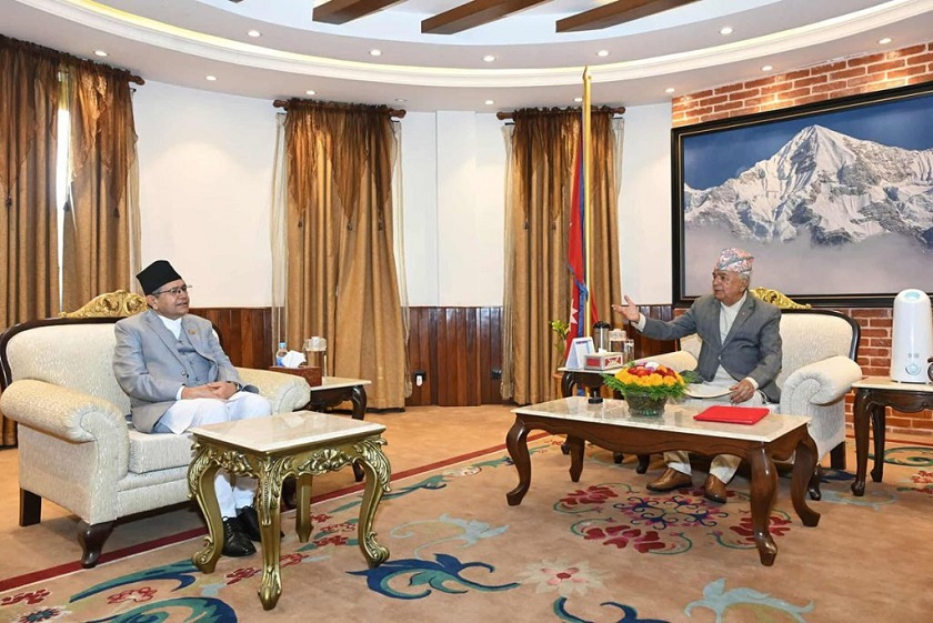 राष्ट्रपति भेट्न शीतल निवासमा सभामुख