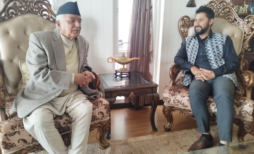 राष्ट्रपति र रास्वपा सभापतिबीच भेटवार्ता