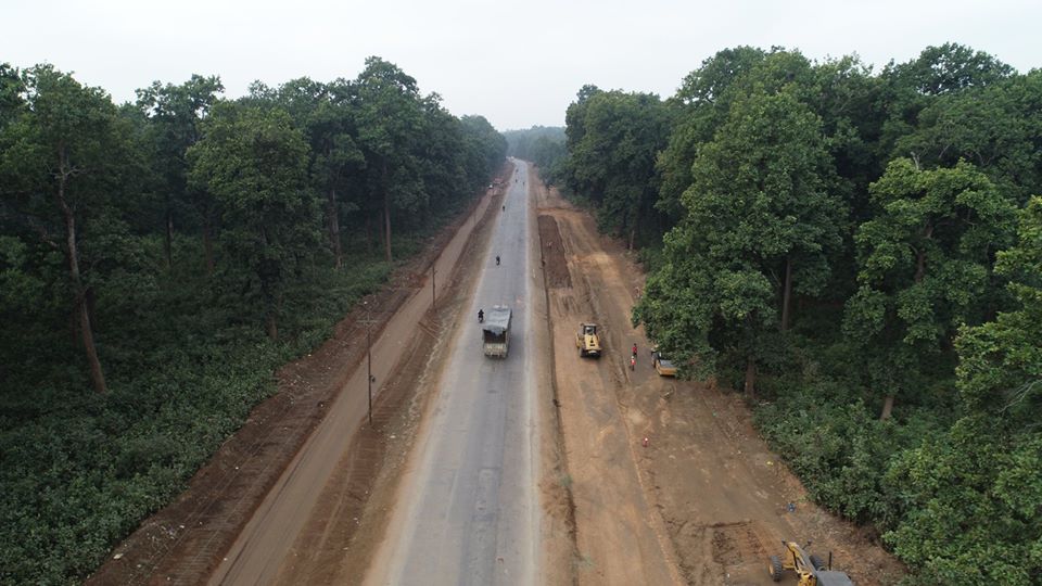 Narayanghat-Butwal Road Poject Work Resumption Progress