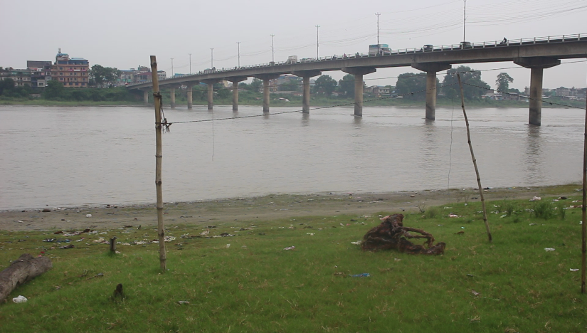 नारायणी नदीमा नयाँ पुलको काम सुरु