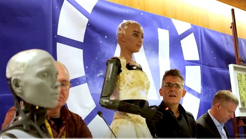 विश्वकै पहिलो मानव रोबोट पत्रकार सम्मेलन, स्विट्जरल्याण्डको जेनेभामा आयोजना
