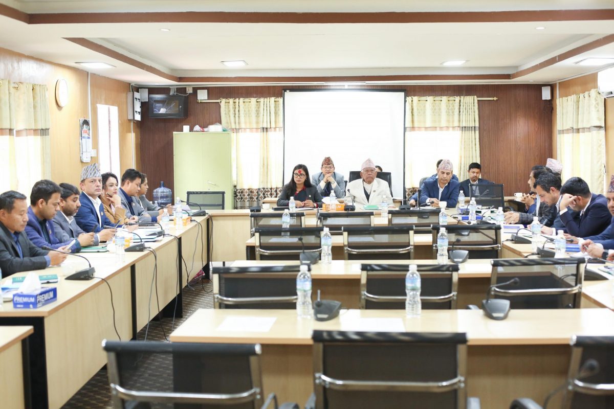 संसद् सचिवालयमा सर्वदलीय बैठक जारी