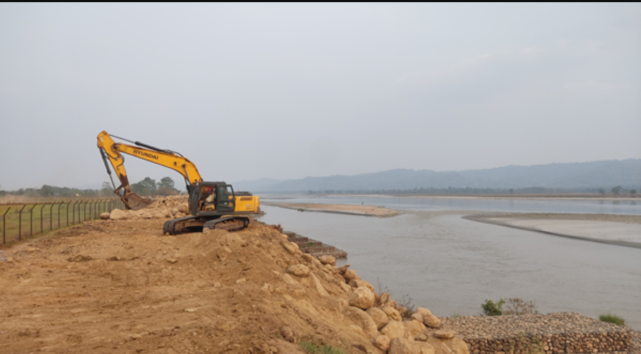 नारायणी नदी व्यवस्थापनका लागि नवलपुर क्षेत्रमा तटबन्ध