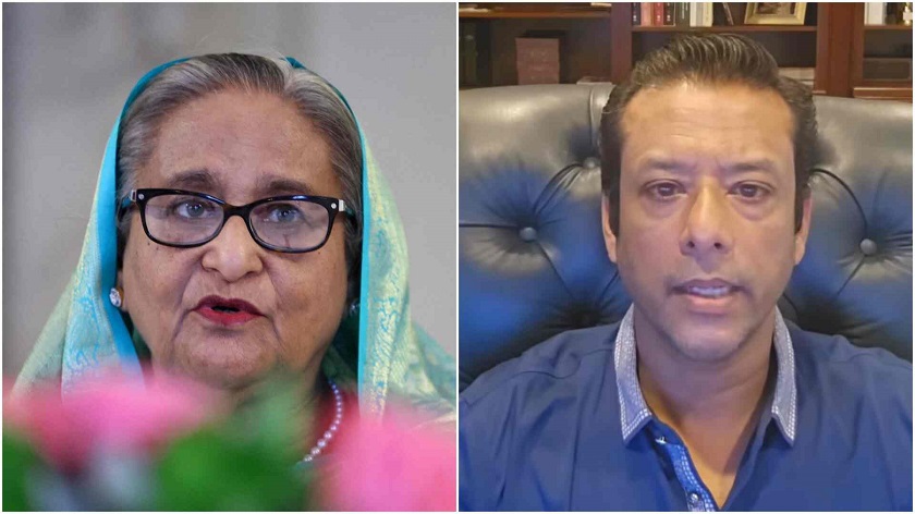 शेख हसिनाले शरणका लागि आवेदन दिएको 'हल्ला' छोरा सजीबद्वारा अस्वीकार