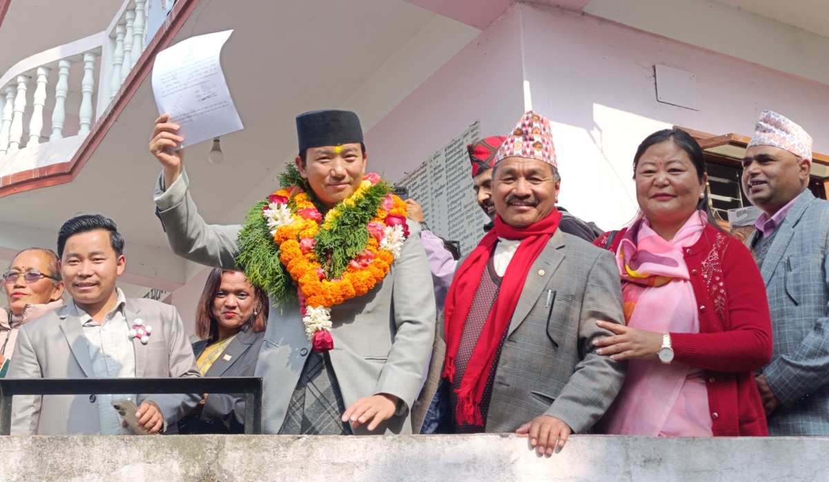 इलाम–२ बाट एमाले उम्मेदवार सुहाङ नेम्बाङ निर्वाचित